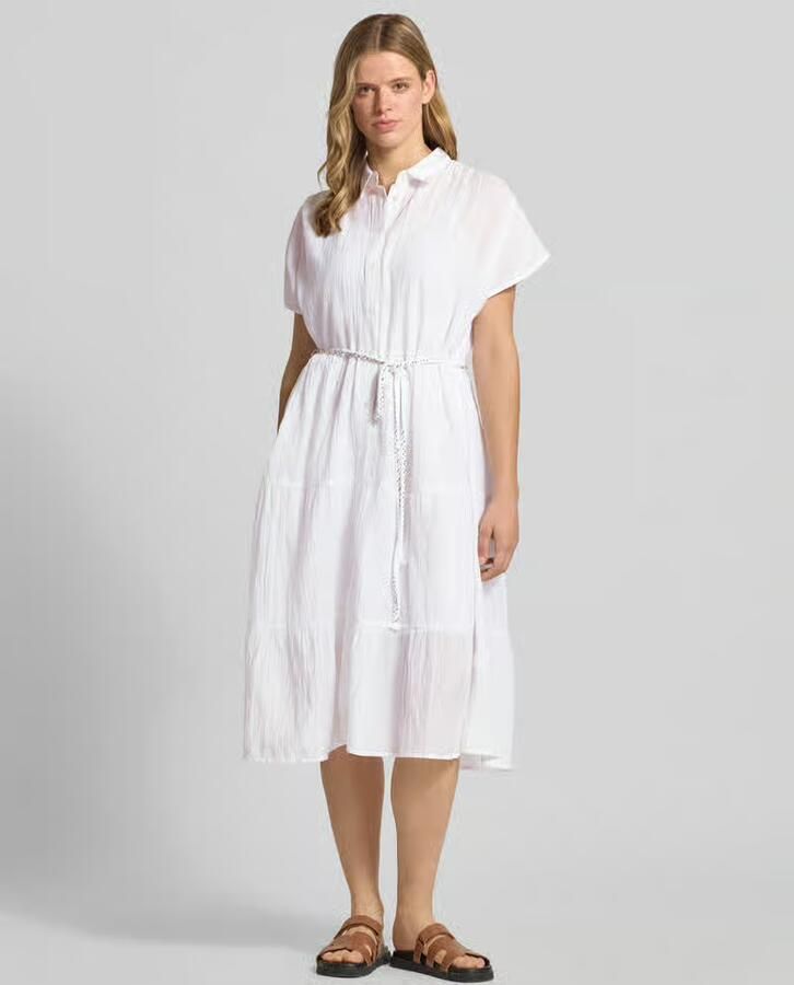 Pepe Jeans Getailleerde blousejurk van puur katoen model 'FANCY DRESS' - Foto 2
