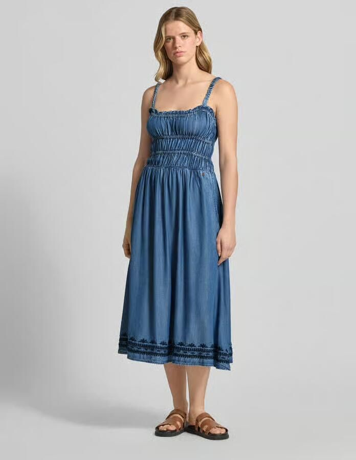 Pepe Jeans Getailleerde denimjurk van lyocell - Foto 2