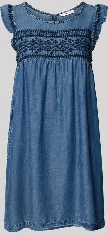 Pepe Jeans Getailleerde denimjurk van lyocell model 'CINDY' - Foto 3