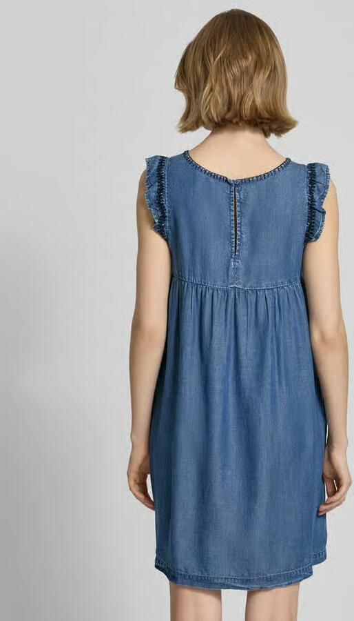 Pepe Jeans Getailleerde denimjurk van lyocell model 'CINDY' - Foto 3