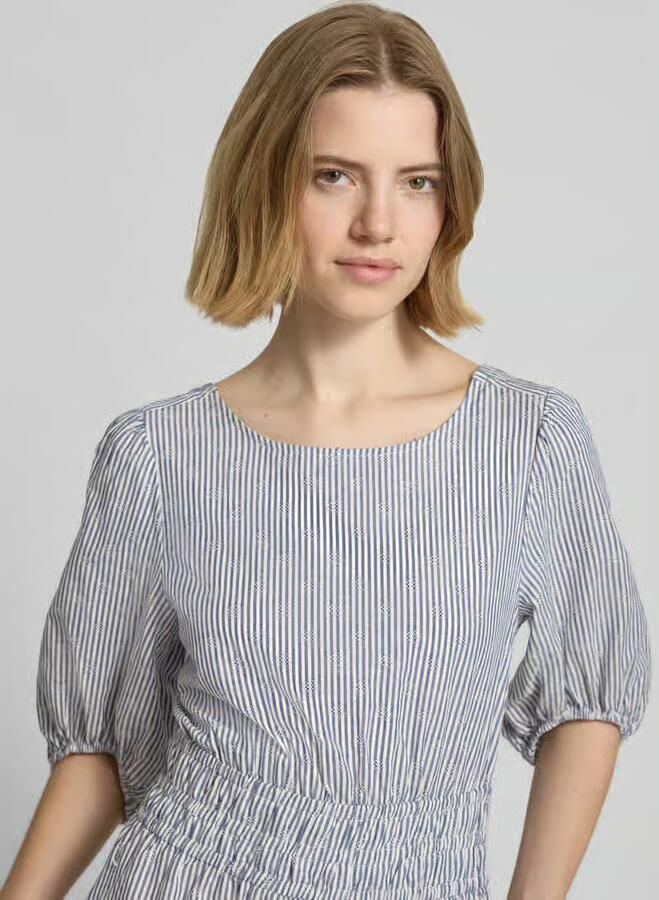 Pepe Jeans Getailleerde vrijetijdsjurk van puur katoen model 'CHIA'