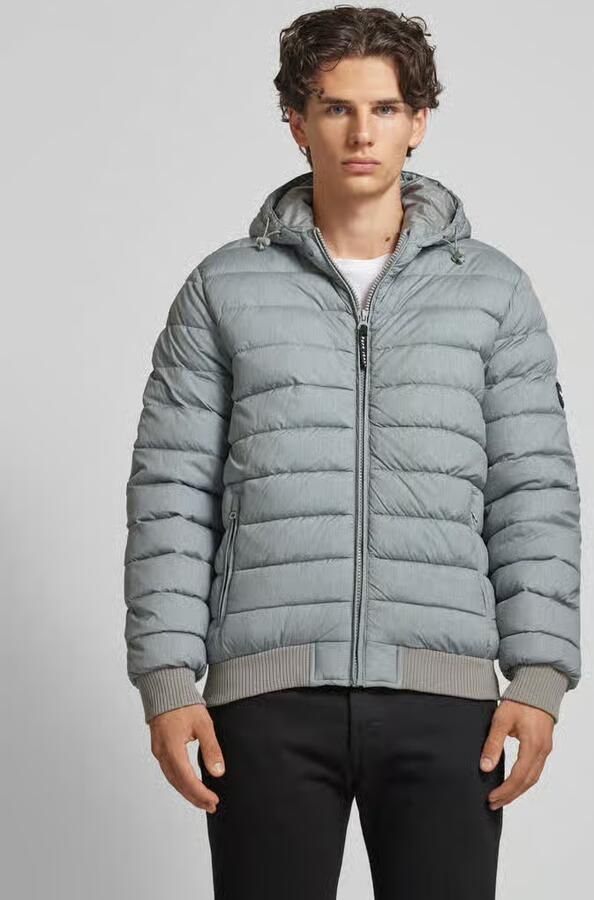 Pepe Jeans Gewatteerd jack met ritszakken model 'Tomek'