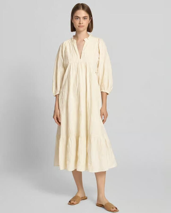 Pepe Jeans loose fit blousejurk van puur katoen model 'FABIANA' - Foto 3