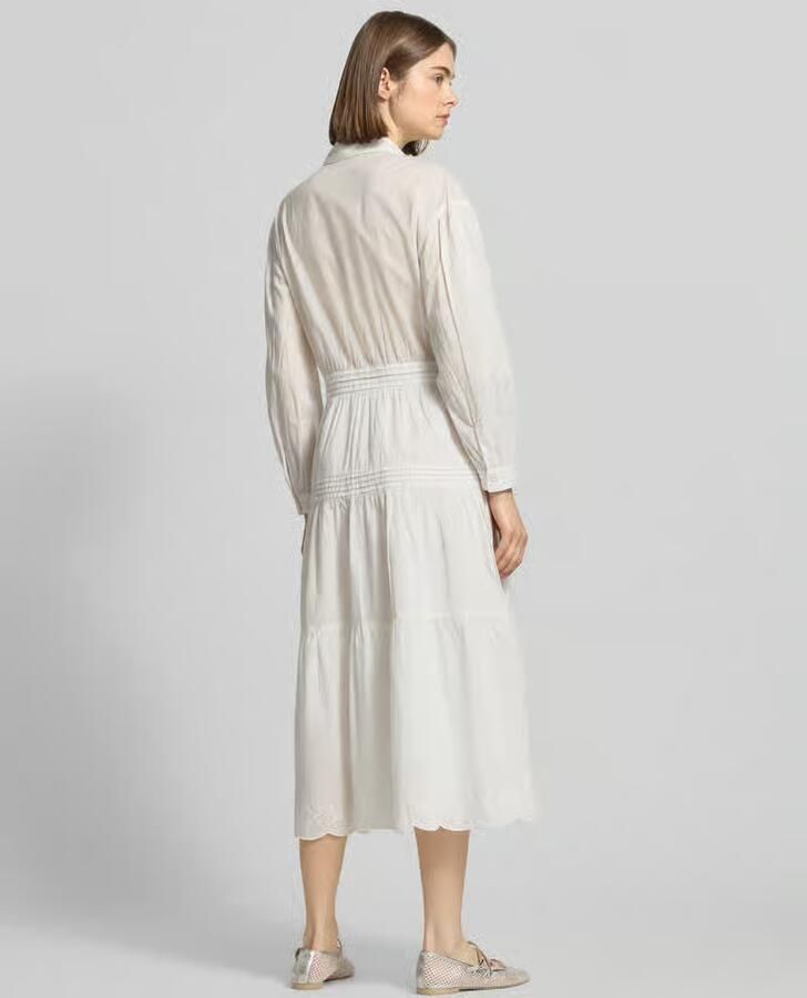 Pepe Jeans Midi-vrijetijdsjurk van puur katoen model 'CELESTE' - Foto 2