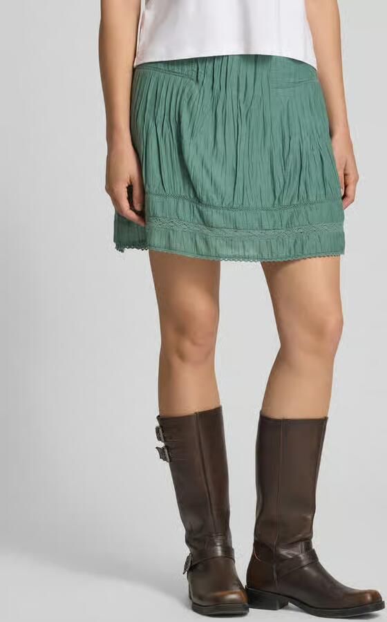 Pepe Jeans Mini-rok van katoen-viscosemix model 'DEBORAH' - Foto 4