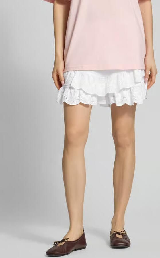 Pepe Jeans Mini-rok van puur katoen model 'CAMILA' - Foto 3