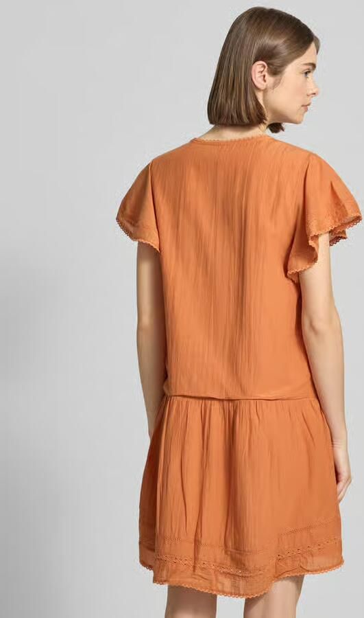 Pepe Jeans Mini-vrijetijdsjurk van mix van katoen en viscose model 'DESTIN'