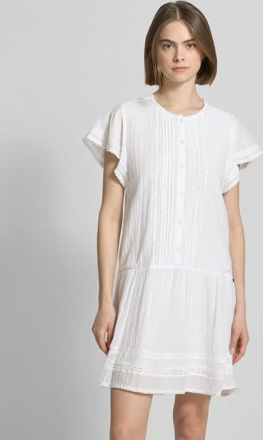 Pepe Jeans Mini-vrijetijdsjurk van mix van katoen en viscose model 'DESTIN' - Foto 2