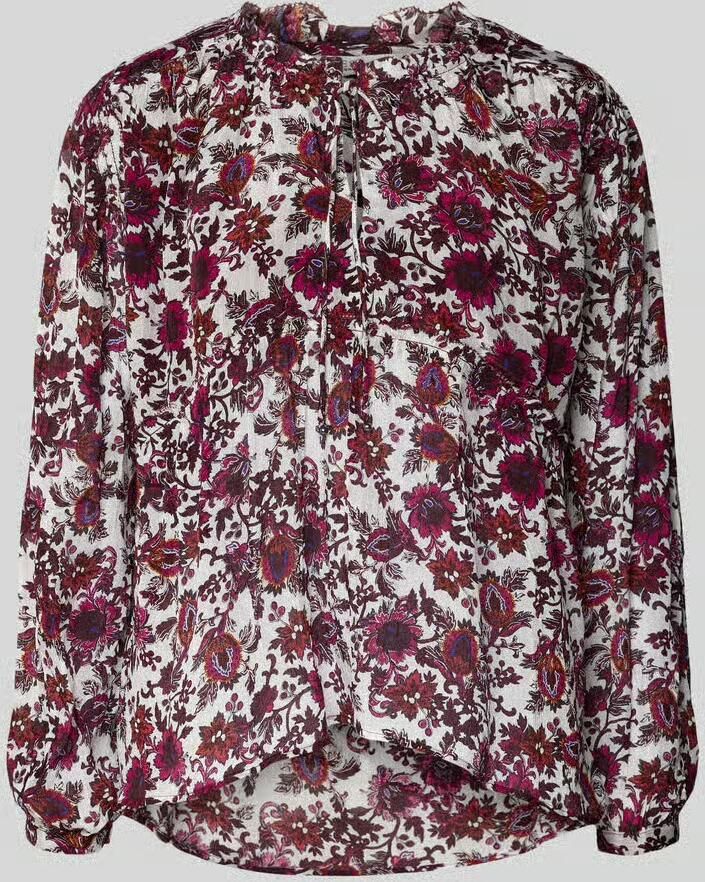 Pepe Jeans Oversized blouse met lange mouwen van pure viscose model 'LUCILA'