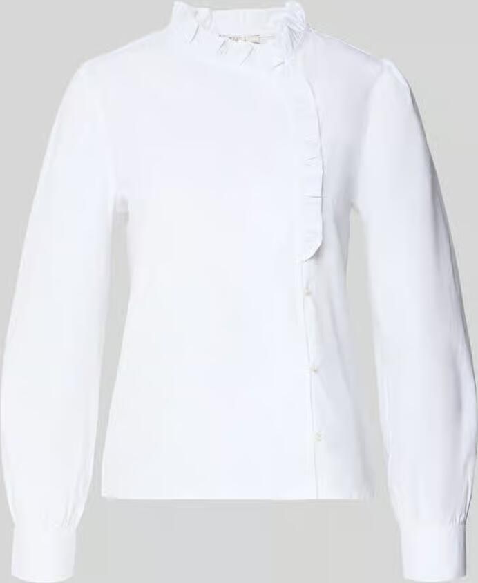 Pepe Jeans Regular fit blouse met lange mouwen en ruches model 'MATILDA'