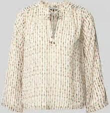 Pepe Jeans regular fit blouse met lange mouwen met all-over motief model 'FALINA'