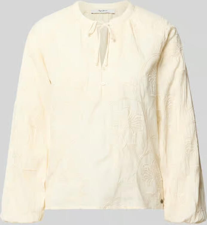 Pepe Jeans regular fit blouse met lange mouwen van puur katoen model 'FRIDA' - Foto 2