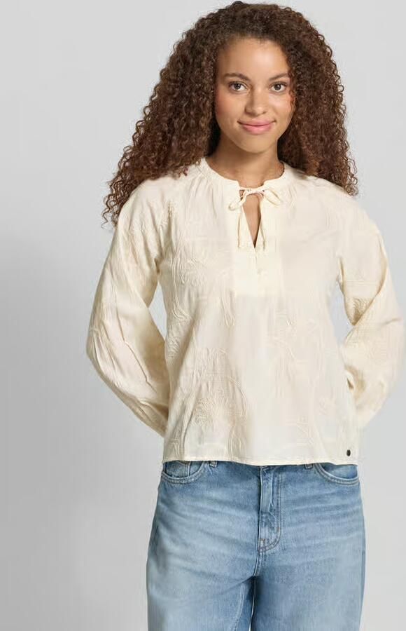 Pepe Jeans regular fit blouse met lange mouwen van puur katoen model 'FRIDA' - Foto 3
