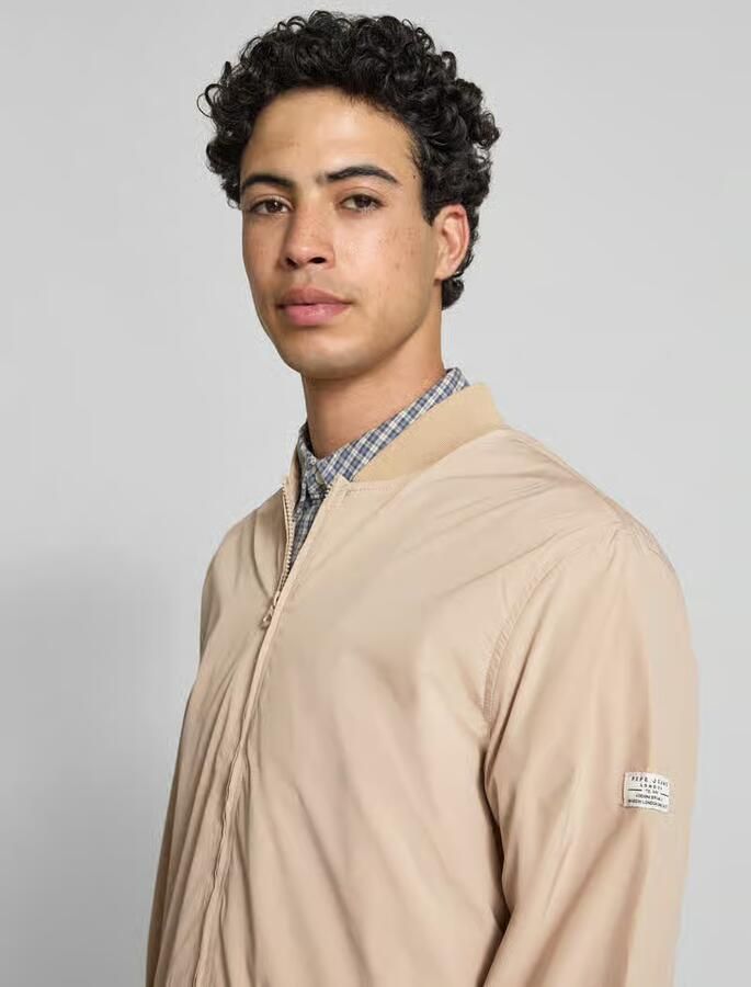 Pepe Jeans regular fit bomberjack met college-kraag model 'BELVEDERE'