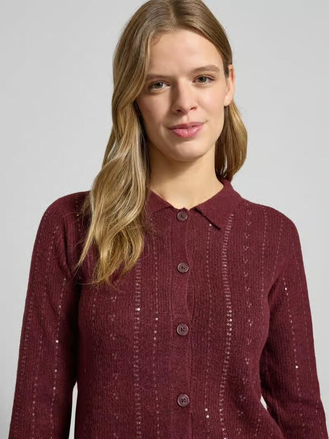 Pepe Jeans Regular fit gebreid jack met wol model 'ELAINE' - Foto 2
