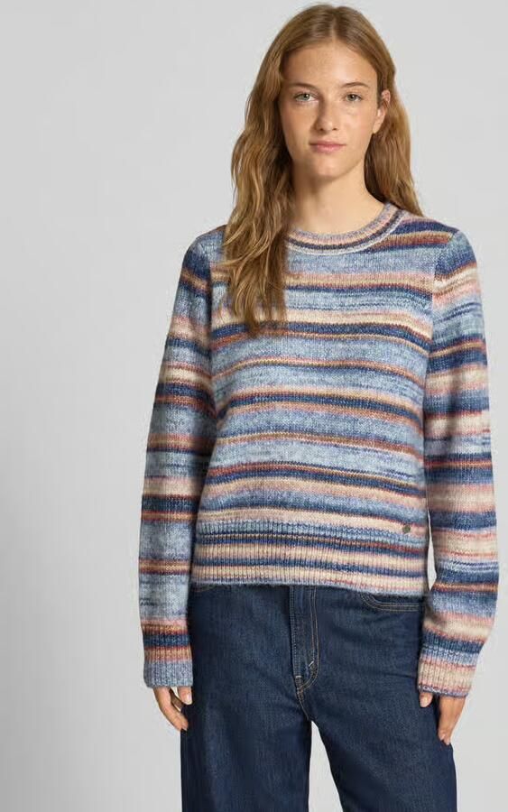 Pepe Jeans Regular fit gebreide pullover met wol model 'CELESTE CREW' - Foto 5