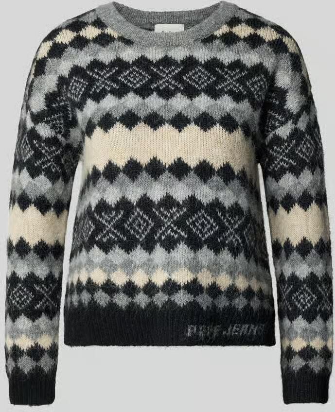 Pepe Jeans Regular fit gebreide pullover met wol modell 'CELESTINE' - Foto 2