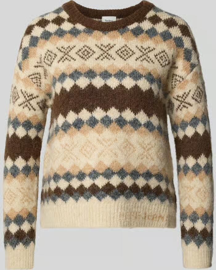 Pepe Jeans Regular fit gebreide pullover met wol modell 'CELESTINE'