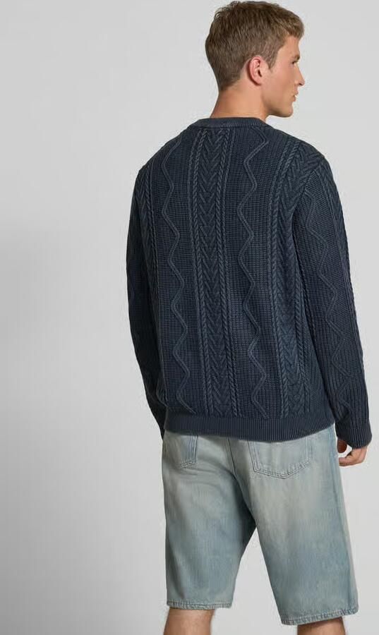 Pepe Jeans Regular fit gebreide pullover van puur katoen model 'PERRY'