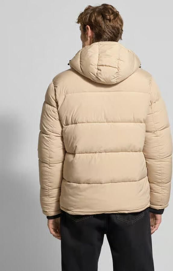 Pepe Jeans regular fit gewatteerd jack met afneembare capuchon model 'JOBIAS'