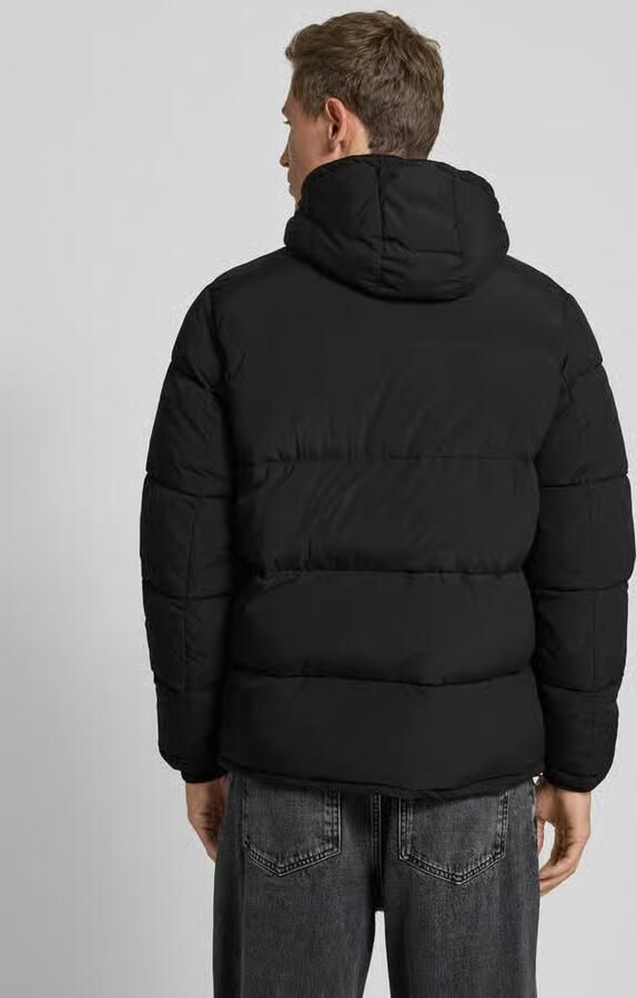 Pepe Jeans Regular fit gewatteerd jack met afneembare capuchon model 'JOBIAS'