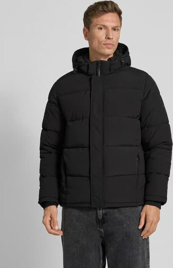 Pepe Jeans regular fit gewatteerd jack met afneembare capuchon model 'JOBIAS' - Foto 2