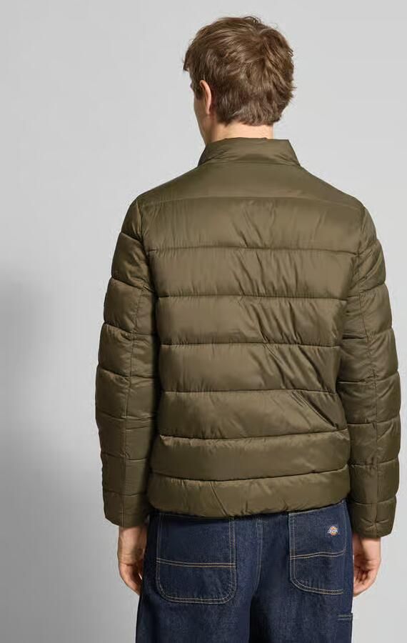 Pepe Jeans Regular fit gewatteerd jack met opstaande kraag