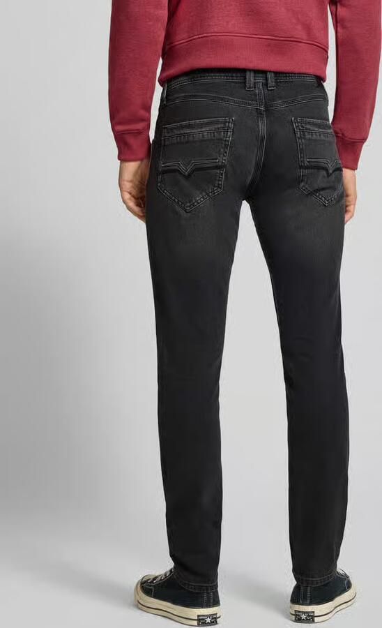 Pepe Jeans Tapered fit jeans van katoenmix model 'SPIKE' - Foto 3