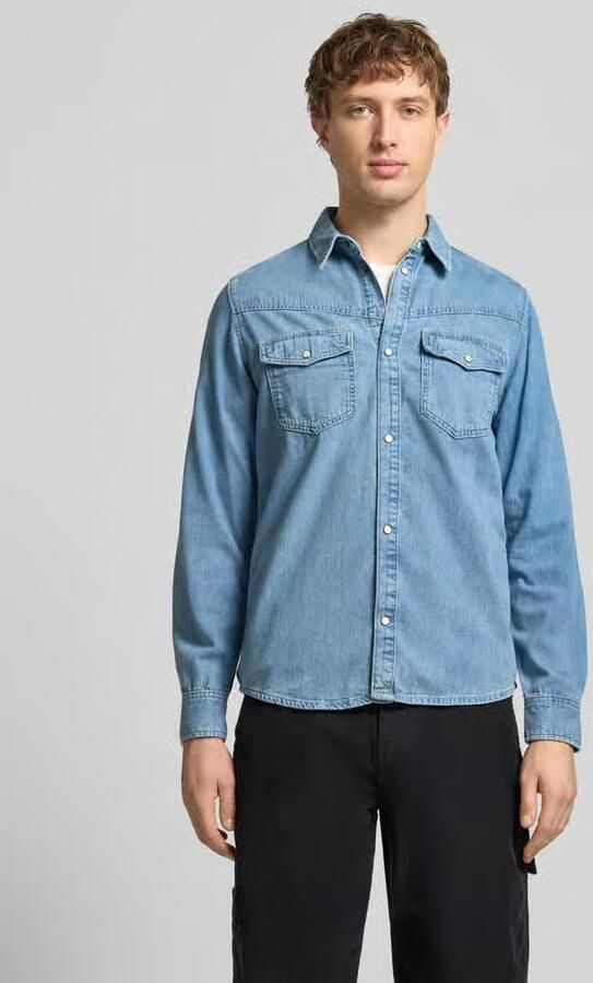 Pepe Jeans Regular fit jeanshemd van puur katoen model 'BROOKS' - Foto 2