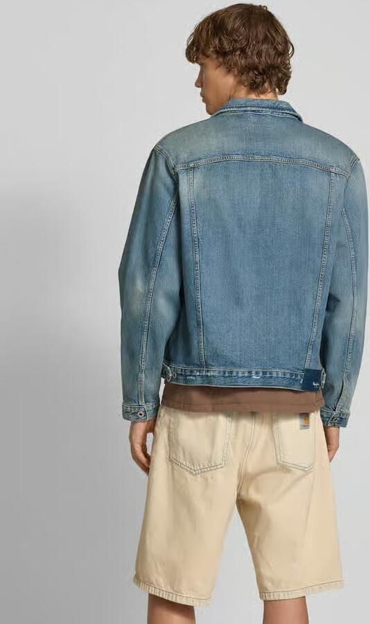 Pepe Jeans Regular fit jeansjack van katoenmix model 'HORSHAM PALE TINT'