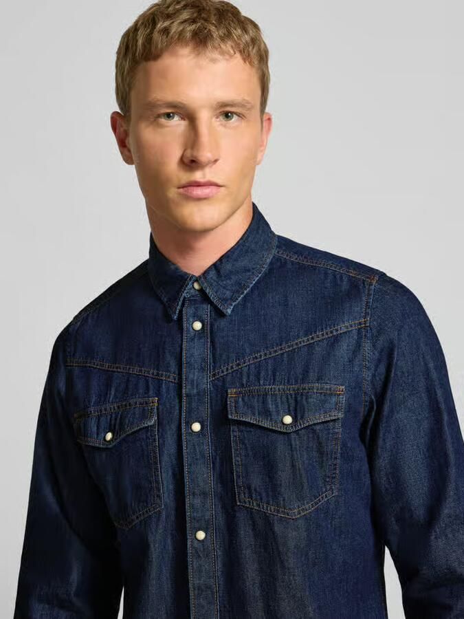 Pepe Jeans Regular fit jeansoverhemd van puur katoen - Foto 2