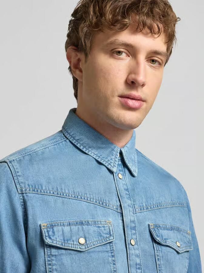 Pepe Jeans Regular fit jeansoverhemd van puur katoen model 'BROOKS' - Foto 2