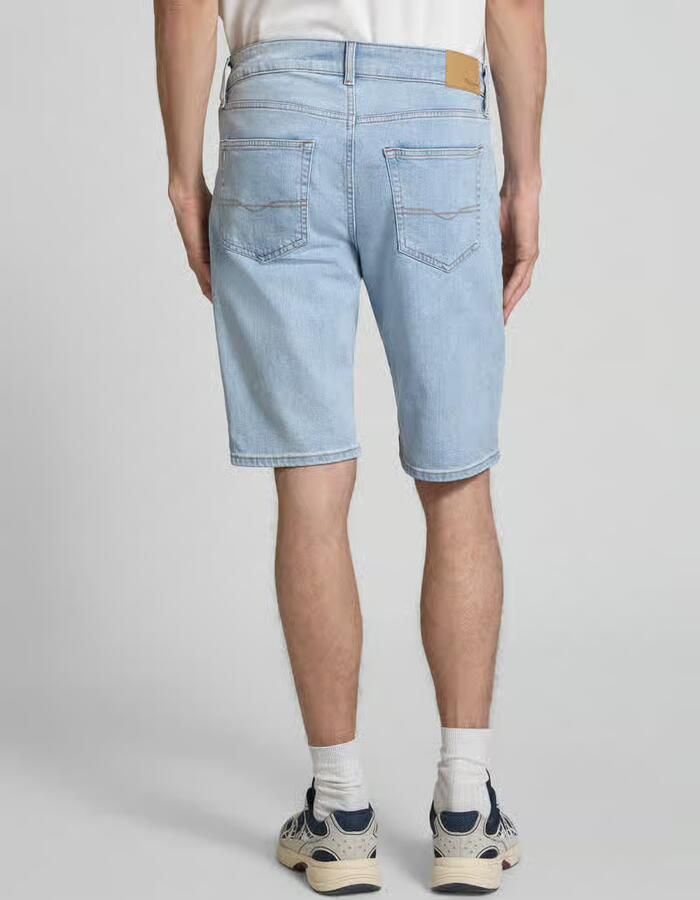 Pepe Jeans regular fit korte jeans van katoenmix model 'CASH'
