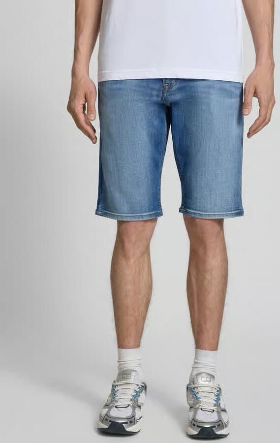 Pepe Jeans regular fit korte jeans van katoenmix model 'CASH' - Foto 3