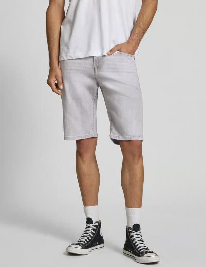 Pepe Jeans regular fit korte jeans van katoenmix model 'CASH' - Foto 3