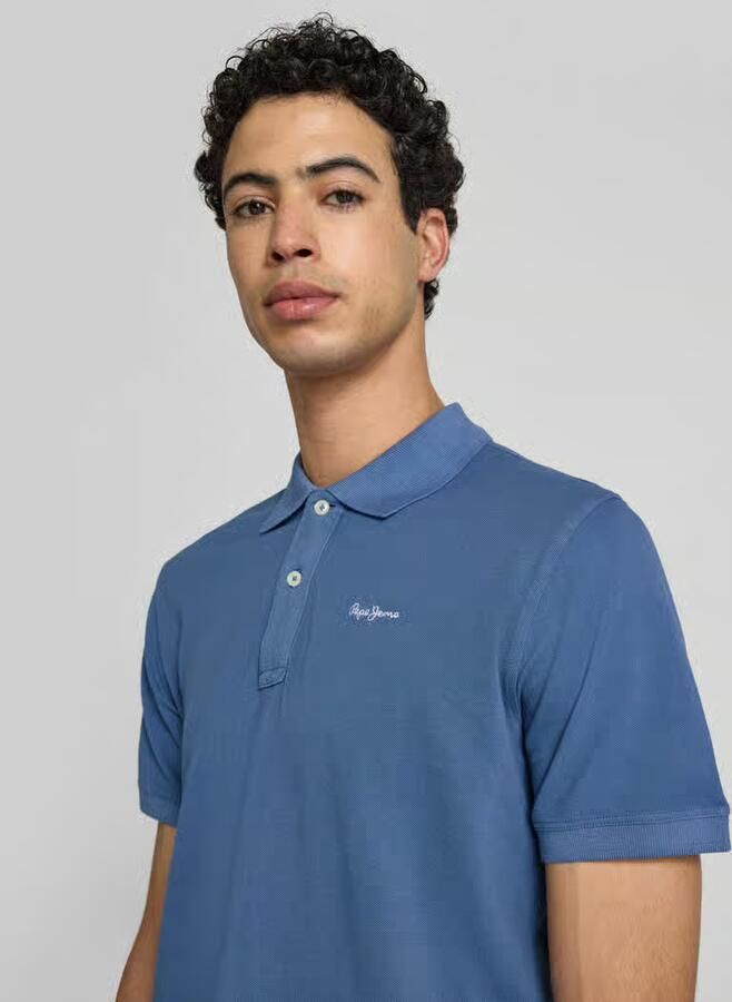 Pepe Jeans regular fit poloshirt van puur katoen model 'OSCAR' - Foto 3