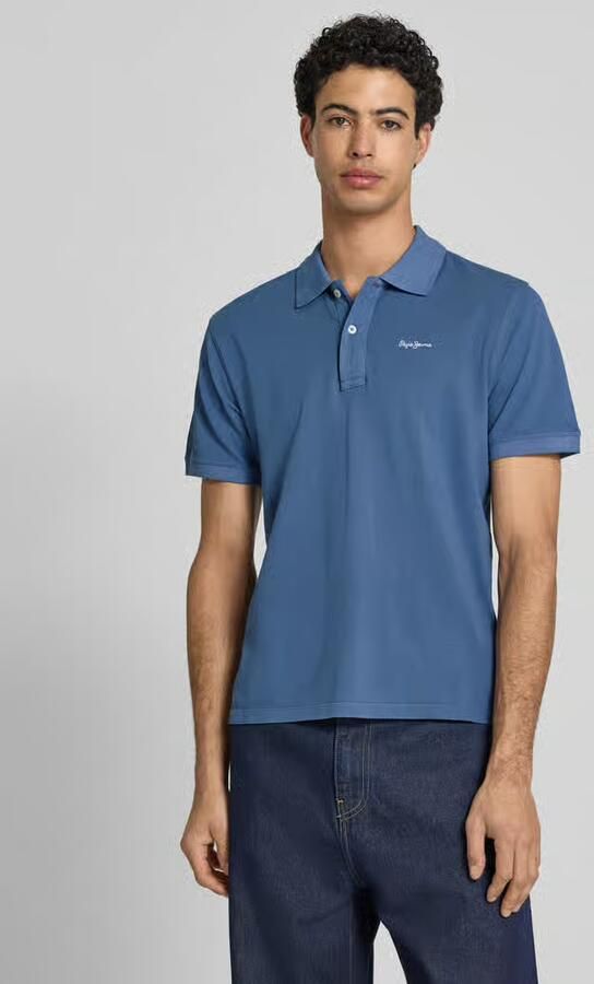 Pepe Jeans regular fit poloshirt van puur katoen model 'OSCAR' - Foto 4