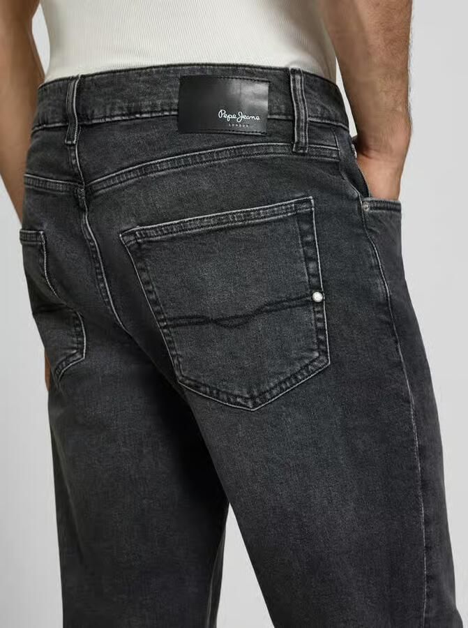 Pepe Jeans regular fit straight jeans van mix van katoen en lyocell model 'CASH'