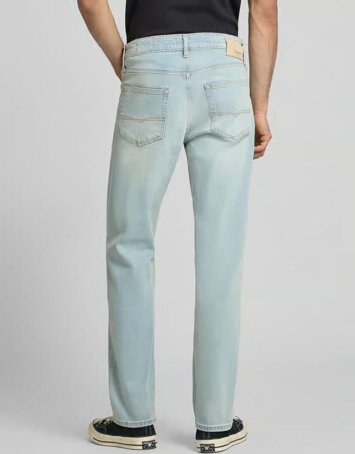 Pepe Jeans regular fit straight jeans van mix van katoen en lyocell model 'CASH' - Foto 2