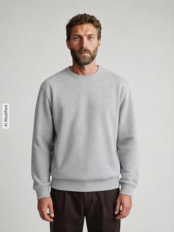 Pepe Jeans Regular fit sweatshirt van katoenmix model 'Jefferson' - Foto 3