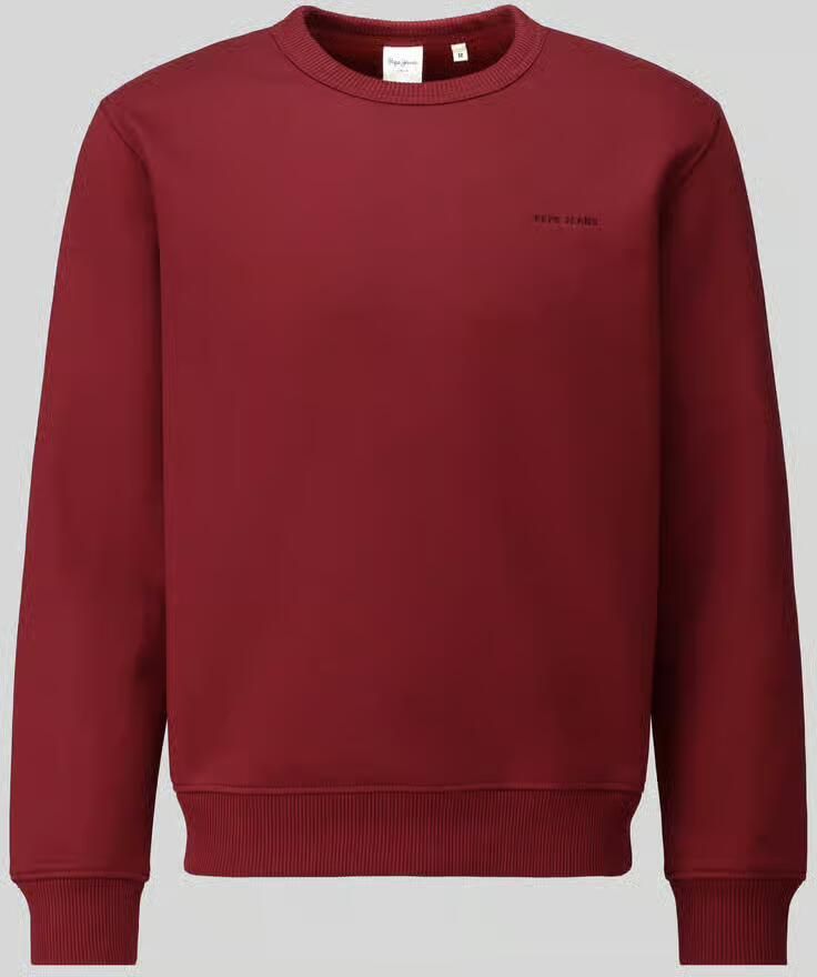 Pepe Jeans Regular fit sweatshirt van katoenmix model 'Jefferson'