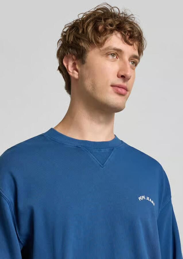 Pepe Jeans regular fit sweatshirt van puur katoen model 'JOHN CREW' - Foto 2