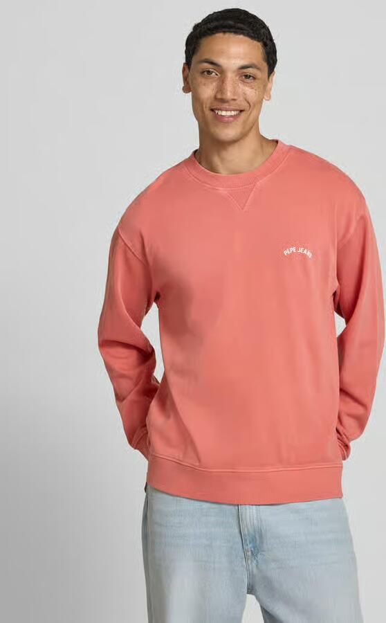 Pepe Jeans regular fit sweatshirt van puur katoen model 'JOHN CREW' - Foto 3