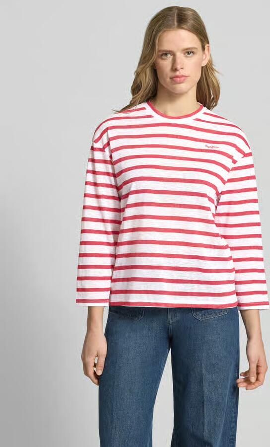 Pepe Jeans Regular fit T-shirt van katoenmix - Foto 4