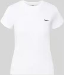 Pepe Jeans regular fit T-shirt van katoenmix model 'MERIDA' - Foto 2