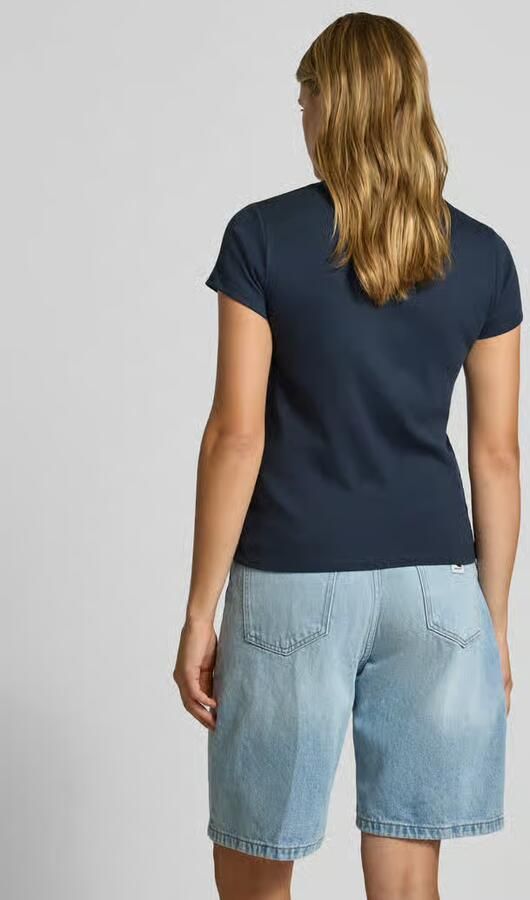 Pepe Jeans regular fit T-shirt van katoenmix model 'MERIDA' - Foto 4