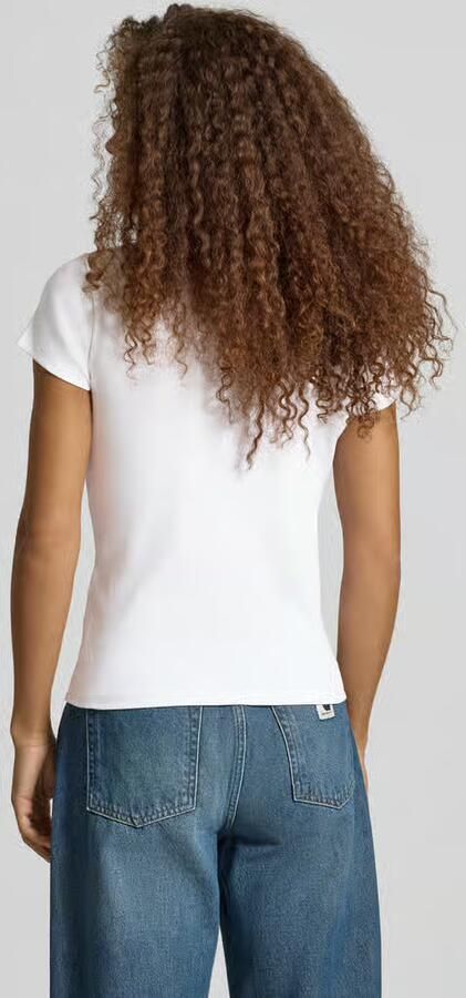 Pepe Jeans regular fit T-shirt van katoenmix model 'MERIDA' - Foto 4