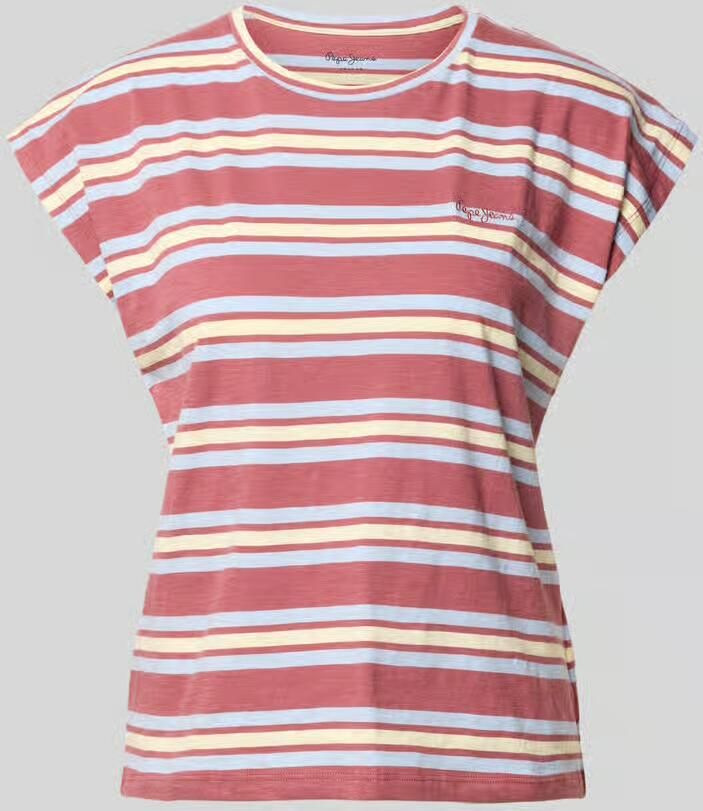 Pepe Jeans regular fit T-shirt van puur katoen model 'CHARLOT' - Foto 2