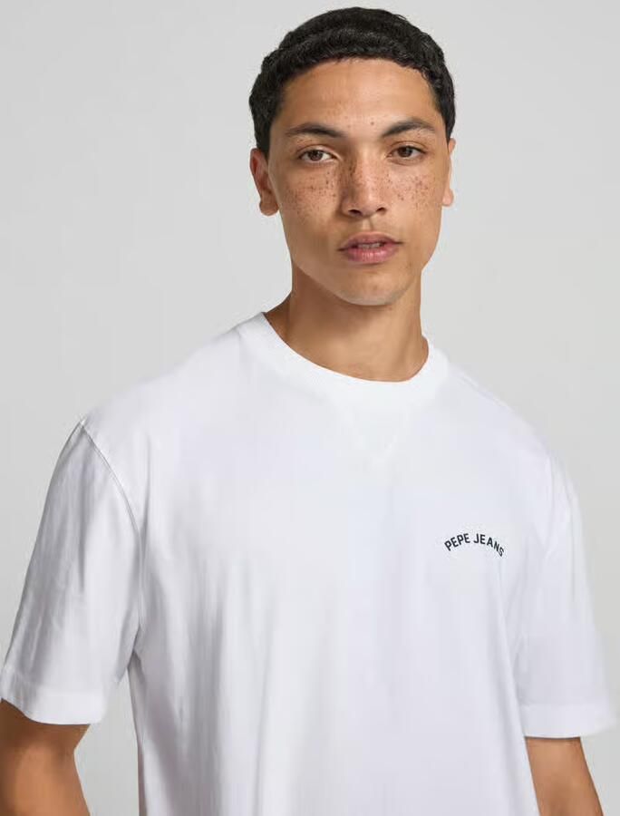 Pepe Jeans regular fit T-shirt van puur katoen model 'John Tee'
