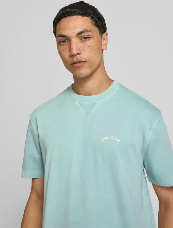 Pepe Jeans regular fit T-shirt van puur katoen model 'John Tee'